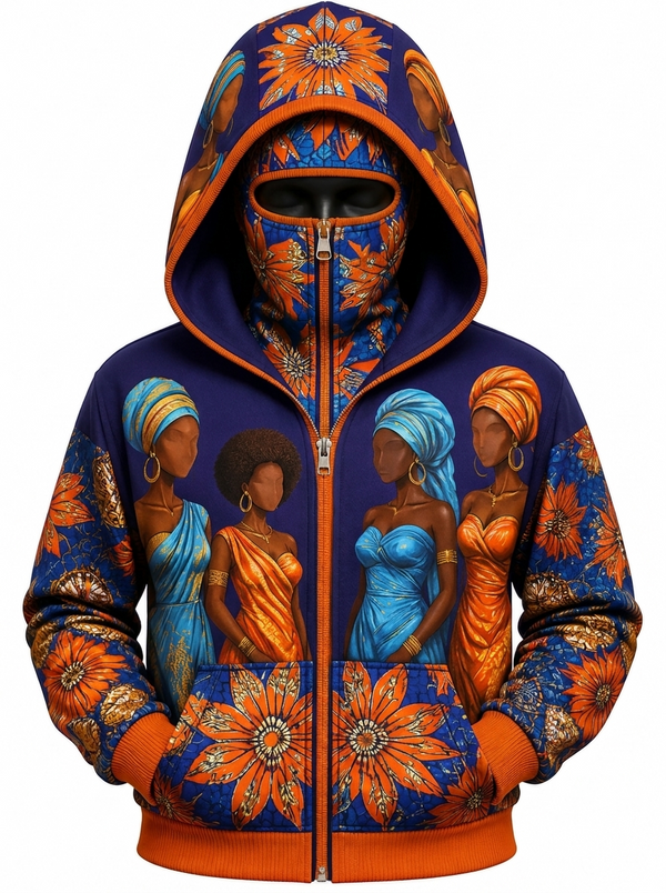 Indigo / Orange